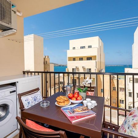 Sea Bliss Apartments With Terrace Just Off Seafront In St Paul'S Bay - By Getawaysmalta San Pawl il-Baħar Eksteriør billede